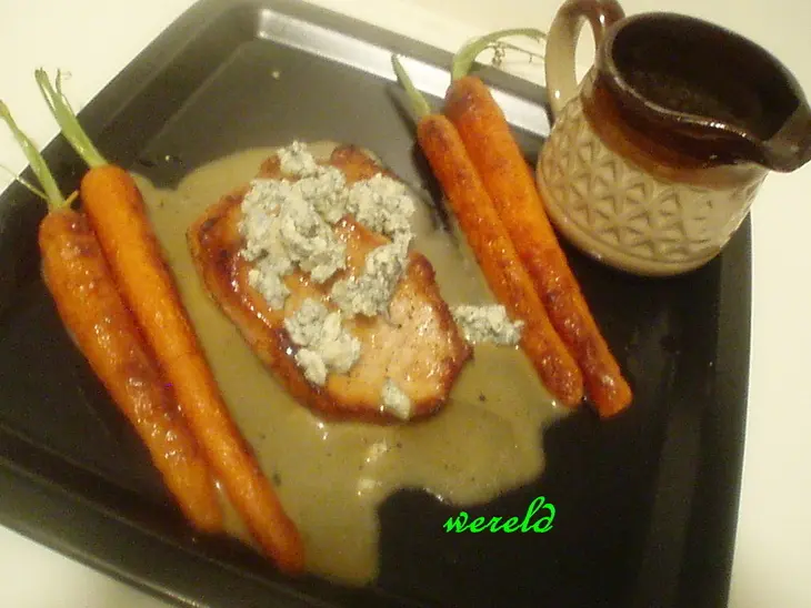 Мясные медальоны с рокфором: шаг 16