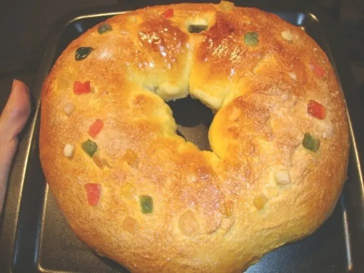 Галета "королевская корона" (couronne des rois): шаг 10