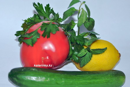 Салат из булгура с мятно-лимонной заправкой/ bulghur wheat salad with minty lemon dressing: шаг 2
