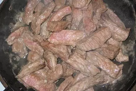 Говядина с шампиньонами: шаг 5