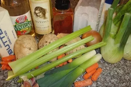 Соус с марлином, фенхелем и сладкой картошкой: шаг 2