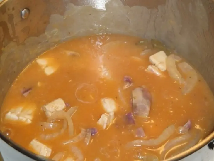Соус с марлином, фенхелем и сладкой картошкой: шаг 7