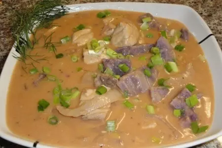 Соус с марлином, фенхелем и сладкой картошкой: шаг 8