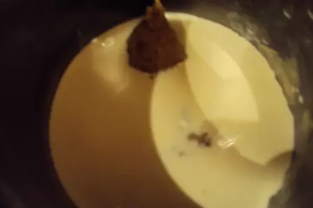 Панна котта с вареной сгущенкой и нугатином / дуэль: шаг 2