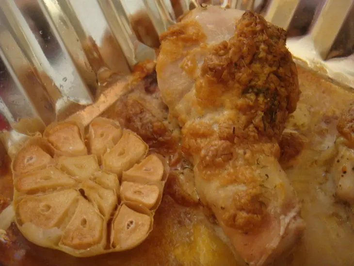 Курочка в арахисово-майонезном соусе с лимонными нотками: шаг 8