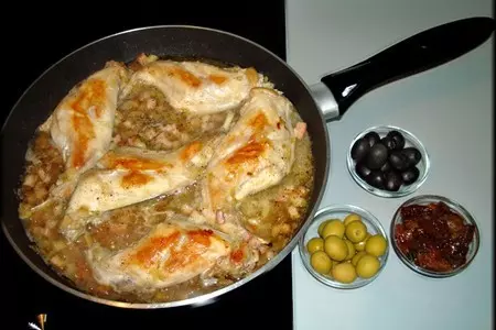 Кролик с оливками и маслинами.: шаг 9
