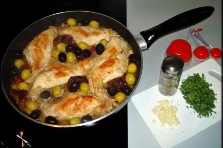 Кролик с оливками и маслинами.: шаг 10