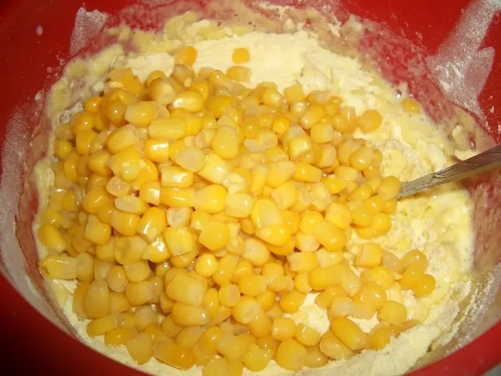 Кукурузный кекс: шаг 3