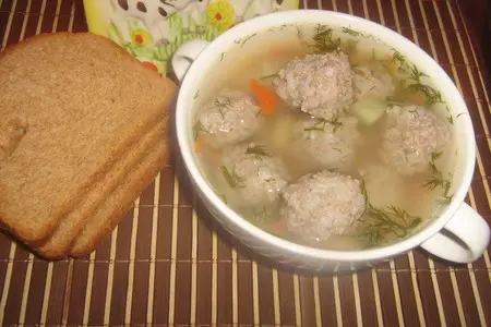 Суп с фрикадельками из мяса индейки: шаг 1