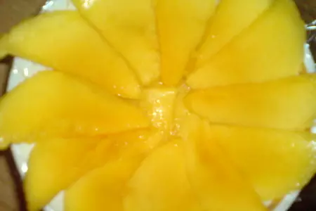 Десерт-суфле из манго,апельсинов и йогурта: шаг 7