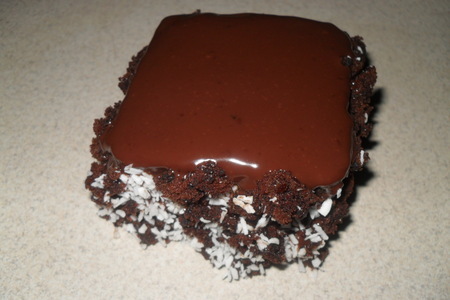 Пирожное "шоколадная елочка": шаг 8