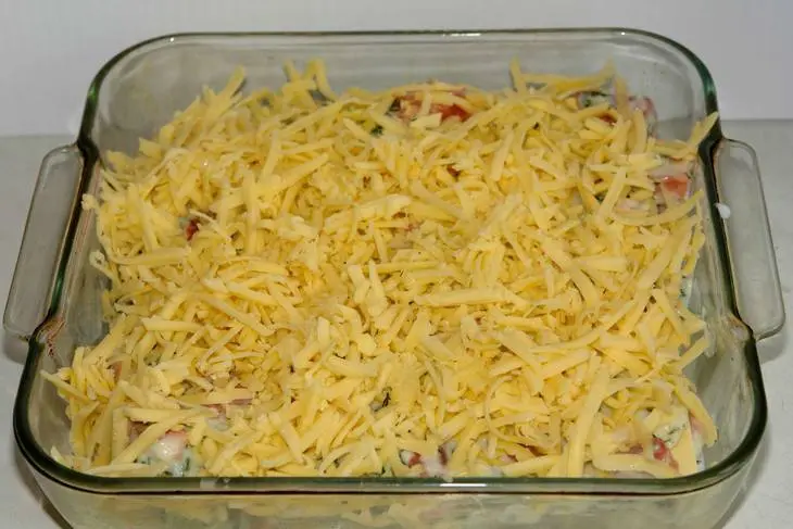 Лазанья с копченой рыбой: шаг 12