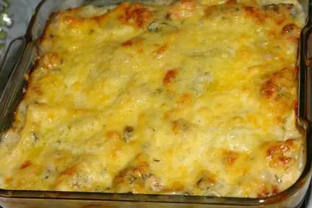 Лазанья с копченой рыбой: шаг 13
