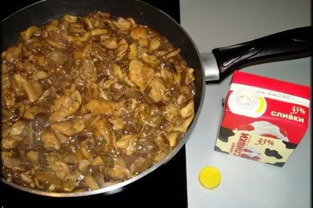 Spaghetti tetrazzini. паста, запечённая с курицей и грибами.: шаг 7