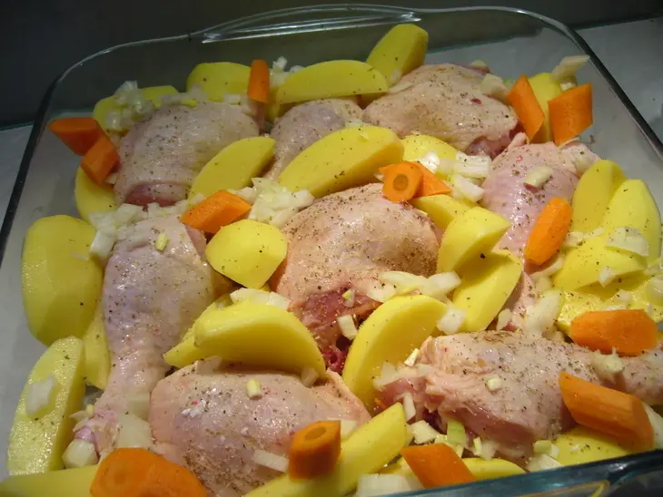 Цитрусовая курочка из духовки: шаг 3