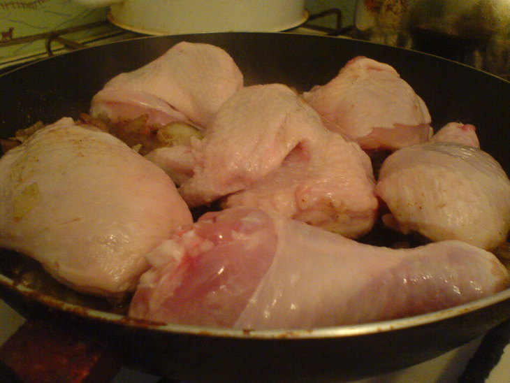 Курица с карри по-мадрасски: шаг 3