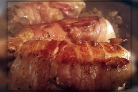 Куриные рулетики "полёт  над  гнездом куры": шаг 15