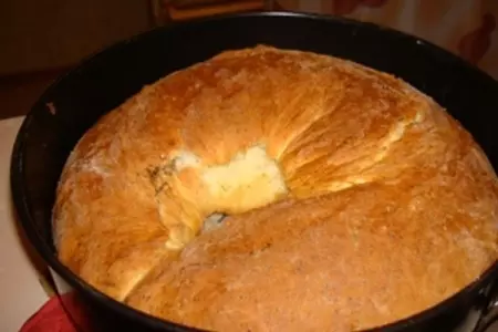 Творожный венок с ореховой начинкой: шаг 7