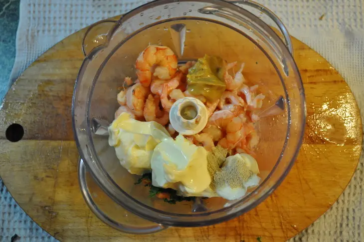 Сливочный мусс из белой рыбы с креветочным соусом: шаг 9