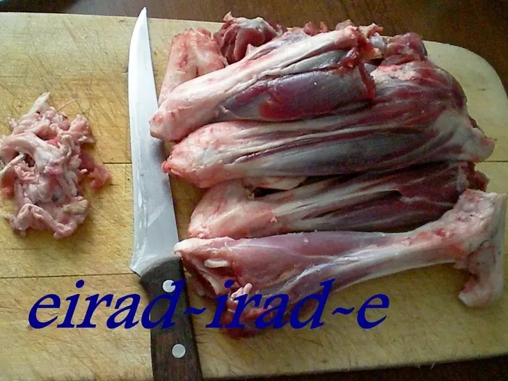 Шуйуд плов - плов с укропом и голяшками: шаг 2