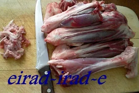 Шуйуд плов - плов с укропом и голяшками: шаг 2