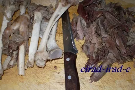 Шуйуд плов - плов с укропом и голяшками: шаг 4