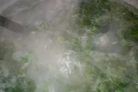 Шуйуд плов - плов с укропом и голяшками: шаг 7