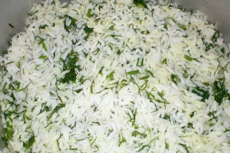 Шуйуд плов - плов с укропом и голяшками: шаг 13