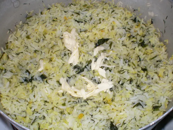 Шуйуд плов - плов с укропом и голяшками: шаг 15