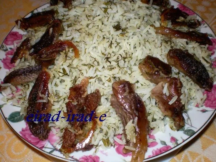 Шуйуд плов - плов с укропом и голяшками: шаг 16