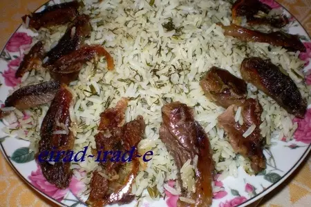 Шуйуд плов - плов с укропом и голяшками: шаг 16