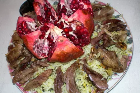 Шуйуд плов - плов с укропом и голяшками: шаг 20
