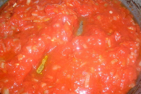 Запеченная рыба ( ледяная) с укропно-томатным соусом: шаг 8
