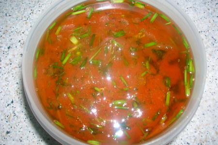 Запеченная рыба ( ледяная) с укропно-томатным соусом: шаг 12
