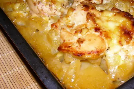 "коронная" курица: шаг 1