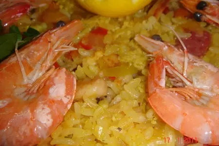 Паэлья с морепродуктами: шаг 1