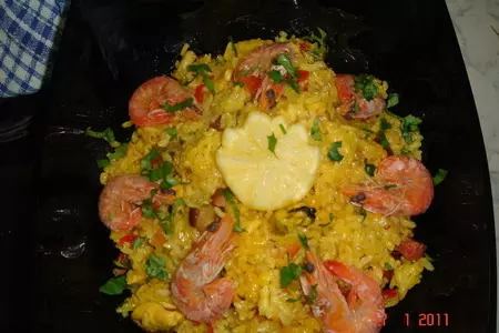 Паэлья с морепродуктами: шаг 2