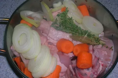 Не coq au vin, а его жена, или курица в вине: шаг 4
