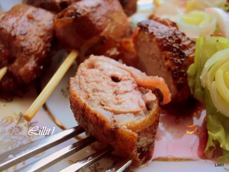 Румаки с куриной печенкой: шаг 6