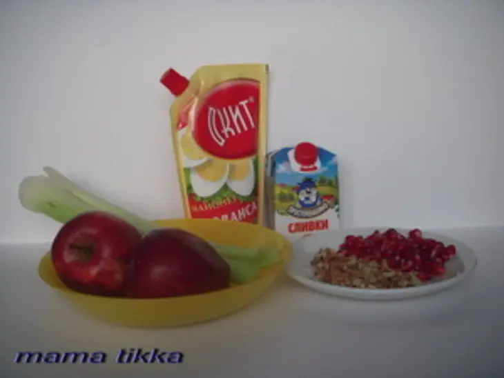 Ёка в дуэте с салатом "вальдорф": шаг 2