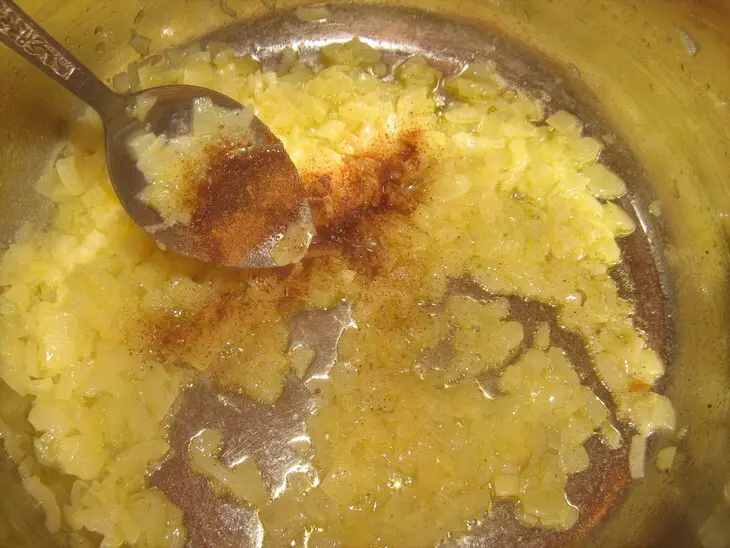Тыквенный суп с грушами и корицей.: шаг 3