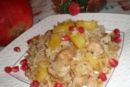Свинина с рисом и ананасом: шаг 9