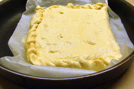 Пирог из слоёного теста с яблоками и сыром «запелдорн» :): шаг 3