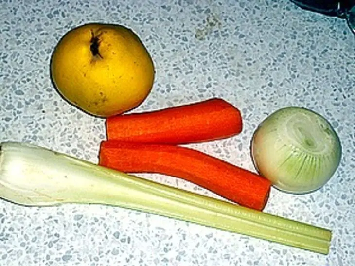 Холодец из 4-х сортов мяса с грибами: шаг 2