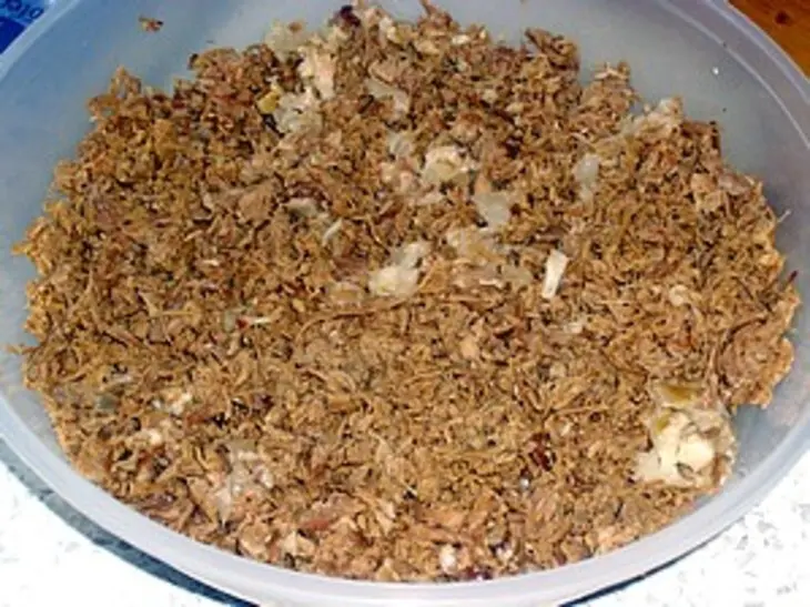 Холодец из 4-х сортов мяса с грибами: шаг 3