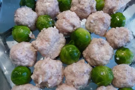 Куриная запеканка с брюссельской капустой: шаг 1