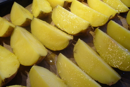 Schmelzkartoffeln („тающий“ картофель с беконом и жареным луком): шаг 2