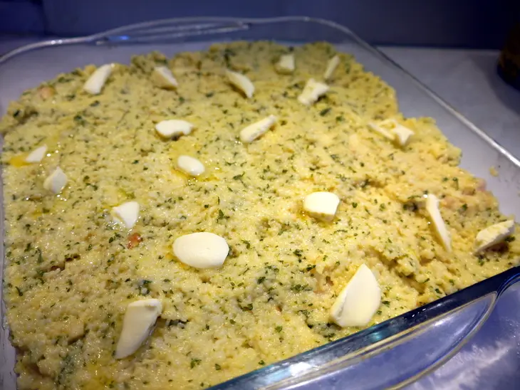 Рыбно-шпинатный гратен с кус-кусом: шаг 6