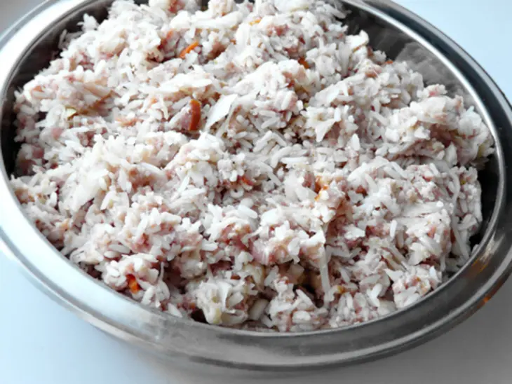 Запеканка из мясного фарша и квашеной капусты.: шаг 3
