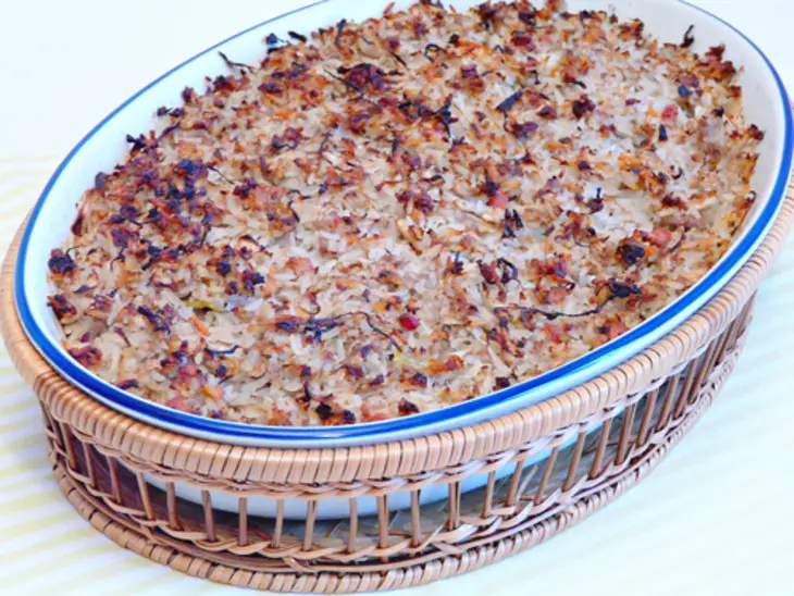 Запеканка из мясного фарша и квашеной капусты.: шаг 5